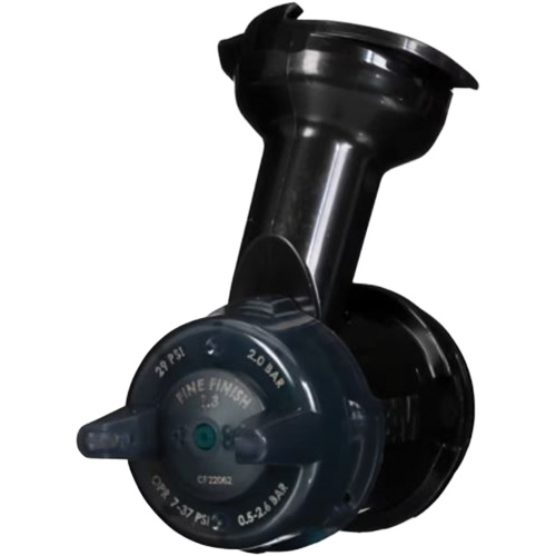 T&ecirc;te fine d'atomiseur de finition &agrave; gravit&eacute; Performance - vert Moffatt Supply & Specialties