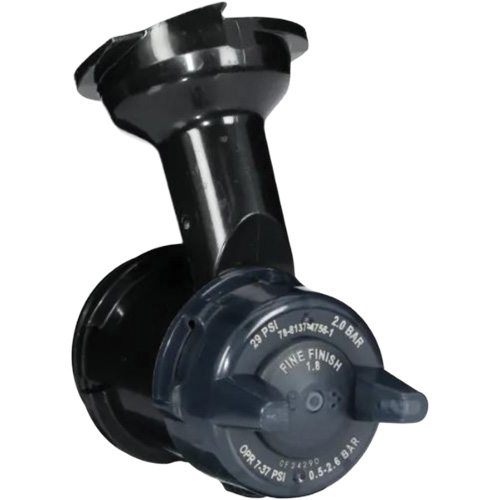 Performance Gravity Fine Finish Atomizing Head - Clear Moffatt Supply & Specialties