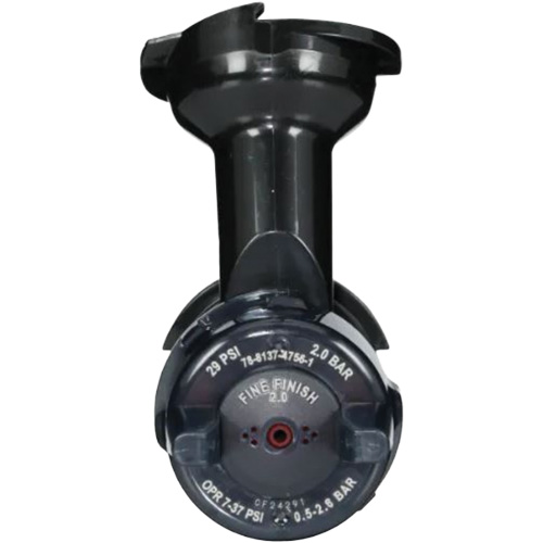 T&ecirc;te fine d'atomiseur de finition &agrave; gravit&eacute; Performance - rouge Moffatt Supply & Specialties