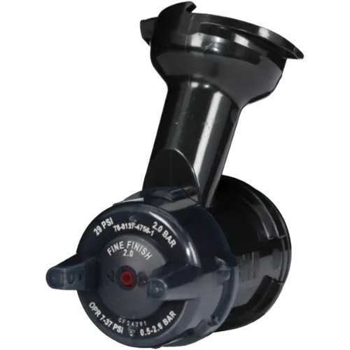T&ecirc;te fine d'atomiseur de finition &agrave; gravit&eacute; Performance - rouge Moffatt Supply & Specialties