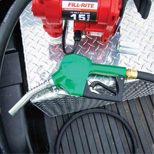 Green Automatic Gasoline Spout Nozzle Moffatt Supply & Specialties