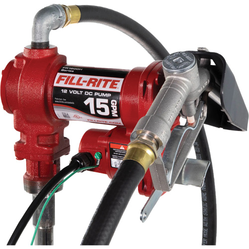 12V DC Fuel Transfer Pump with Nozzle Moffatt Supply & Specialties