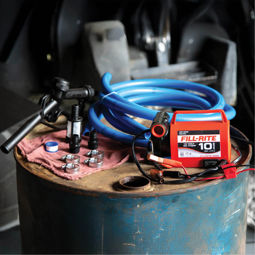 12V DC Fuel Transfer Pump with Nozzle Moffatt Supply & Specialties
