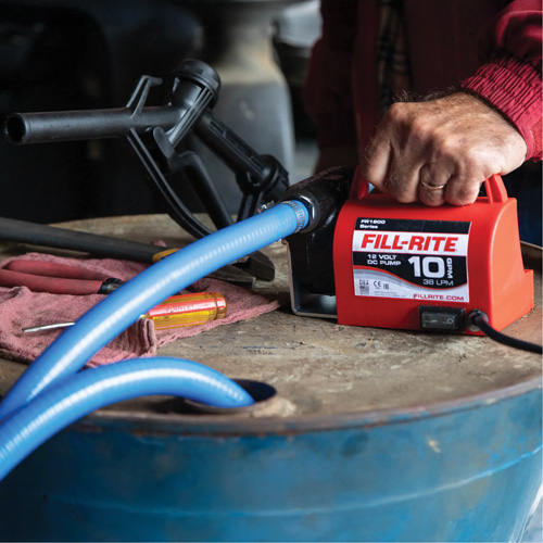 12V DC Fuel Transfer Pump with Nozzle Moffatt Supply & Specialties
