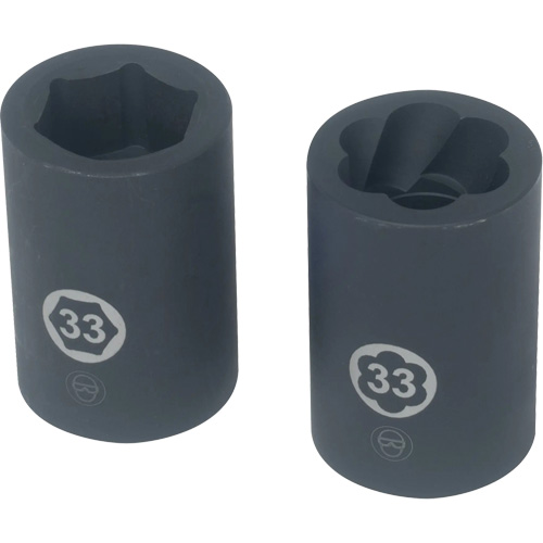 Hex & Twist Truck Lug Nut Socket Set Moffatt Supply & Specialties