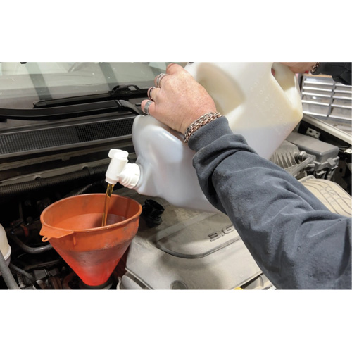 Low Profile Oil Dispenser, Polyethylene, 8 qt Capacity Moffatt Supply & Specialties