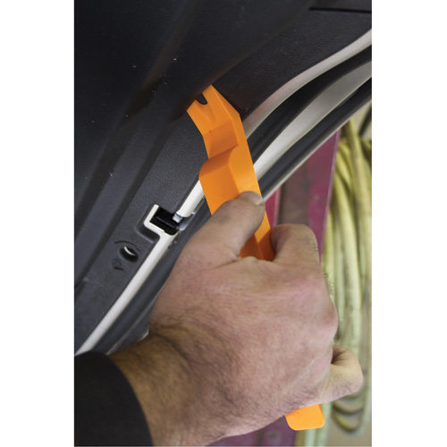 Jeu d'assortiment de 5 cales en nylon orange fluo Moffatt Supply & Specialties