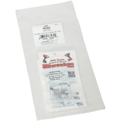 1/4" Clips & O-Rings Set for Milwaukee - Bulk Moffatt Supply & Specialties