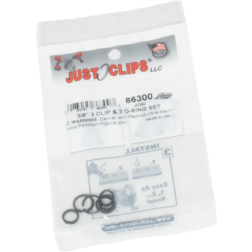 3/8" Clips & O-Rings Set Moffatt Supply & Specialties