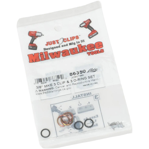 3/8" Clips & O-Rings Set for Milwaukee Moffatt Supply & Specialties