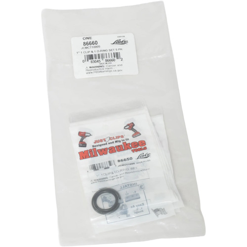 Jeu de clips et joints toriques de 1 po pour Milwaukee - en vrac Moffatt Supply & Specialties