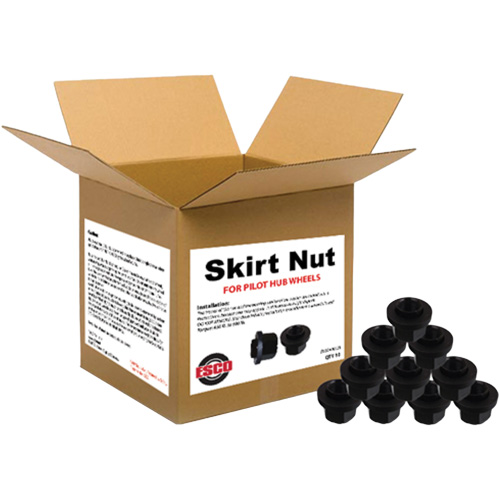 &eacute;crous &agrave; jupe enduits de graphite pour roues &agrave; moyeu-guide 10 mcx Moffatt Supply & Specialties