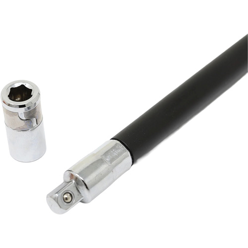 Extra Long Flex Driver with 1/4" Sq. x 1/4" Hex Adapter Moffatt Supply & Specialties