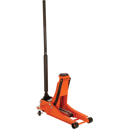 Low Profile Service Jack with Safety Stands, 3 Ton(s) Capacity, 2-19/20" Lowered, 19-9/10" Raised, Manual Hydraulic Moffatt Supply & Specialties