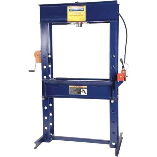 Presse datelier avec pompe manuelle, Capacit&eacute; 25 tonnes Moffatt Supply & Specialties