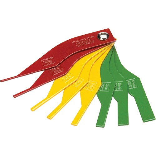 8-Piece Colour-Coded Brake Lining Thickness Gauge Moffatt Supply & Specialties