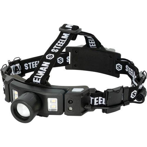 Multi-Mode Focusing Headlamp with Rear Safety Light, LED, 260 Lumens, 2 Hrs. Run Time, Rechargeable Batteries Moffatt Supply & Specialties