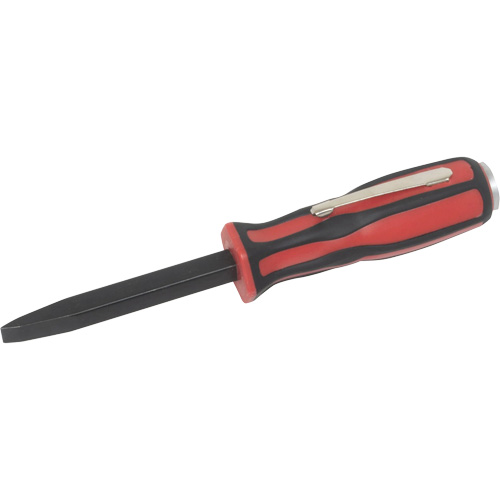 Straight Pocket Pry Bar with Strike Cap, 1/4" W x 5" L Moffatt Supply & Specialties
