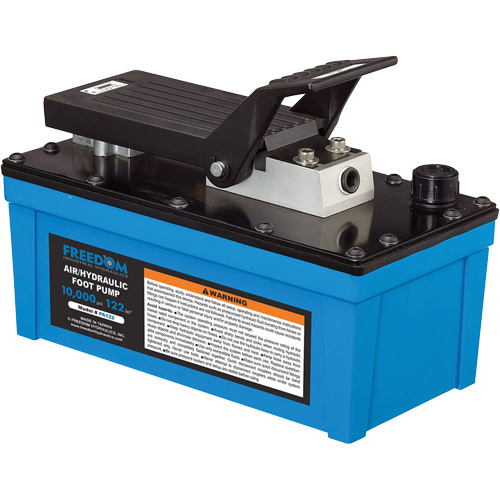 Air Actuated Hydraulic Treadle Pump with 122 in³ Oil Capacity Moffatt Supply & Specialties