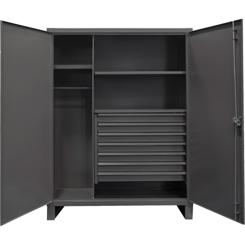 Vestiaire tr&egrave;s robuste, Acier, 48" la x 24" p x 78" h, Gris Moffatt Supply & Specialties