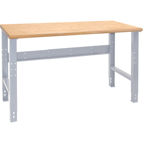 Industrial Modular Workbench, Top & Legs Only, 1000 lbs. Cap., 60" W x 36" D Moffatt Supply & Specialties