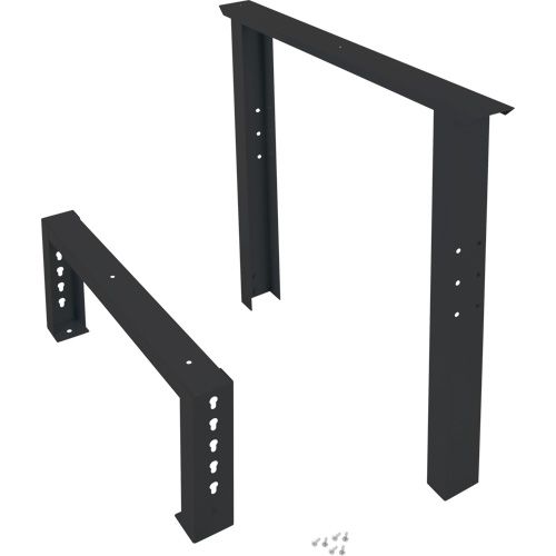 Pattes d'&eacute;tabli pour service industriel, Acier, 30" p x 34" h, Simple Moffatt Supply & Specialties