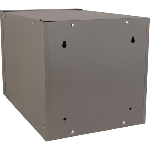 Stackable Cube Locker, 12" x 18" x 12", Steel, Grey, Knocked Down Moffatt Supply & Specialties
