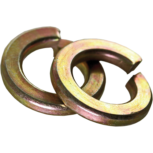 Rondelle d'arr&ecirc;t fendue, 3/8", Zinc jaune Moffatt Supply & Specialties