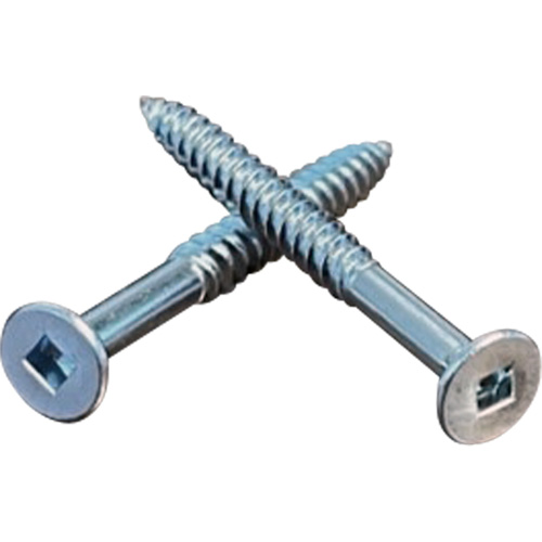 Flat SOC Wood Screws, #10 x 2" L, Zinc Plated Moffatt Supply & Specialties