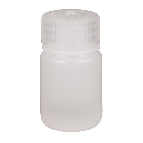 Wide-Mouth Bottles, Round, 1 oz., Plastic Moffatt Supply & Specialties