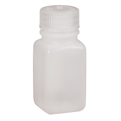 Easy-Grip Space-Saver Bottles, Square, 2 oz., Plastic Moffatt Supply & Specialties