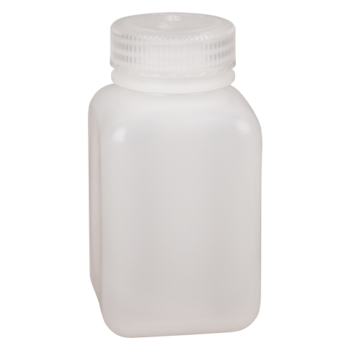 Bouteilles peu encombrantes &agrave; prise facile, Carr&eacute;e, 8 oz, Plastique Moffatt Supply & Specialties