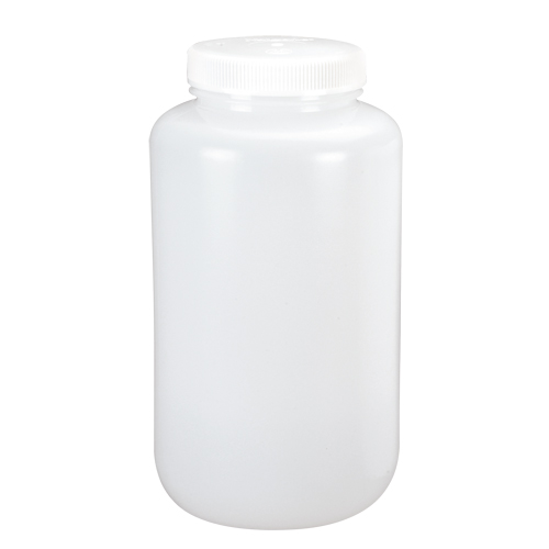 Wide-Mouth Bottles, Round, 1/2 gal., Plastic Moffatt Supply & Specialties