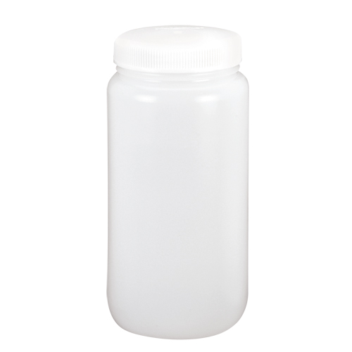 Wide-Mouth Bottles, Round, 1 gal., Plastic Moffatt Supply & Specialties