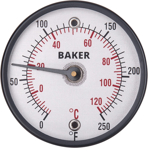 Thermom&egrave;tres de surface, Contact, Analogique, 0-250°F (-20-120°C) Moffatt Supply & Specialties