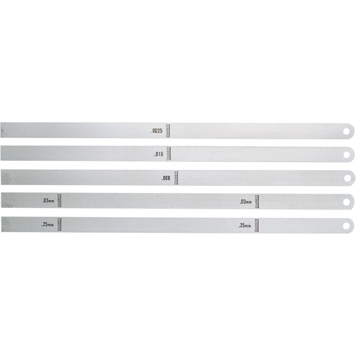 Thickness Gauges or "Feeler" Stock Moffatt Supply & Specialties
