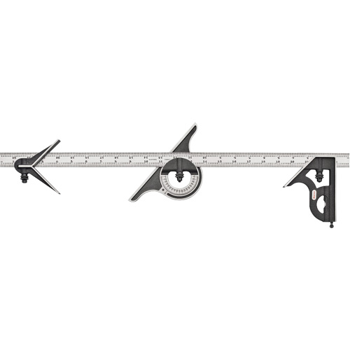 Combination Square , 4 pcs., Steel Moffatt Supply & Specialties