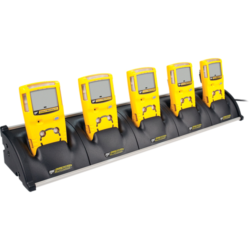 BW GasAlertMicroClip XT Multi-Gas Detectors -Five Unit Cradle Charger Moffatt Supply & Specialties