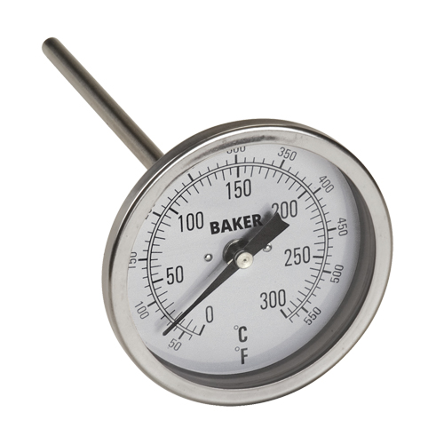 Bi-Metal Thermometers, Contact, Analogue, 50-550°F (0-260°C) Moffatt Supply & Specialties
