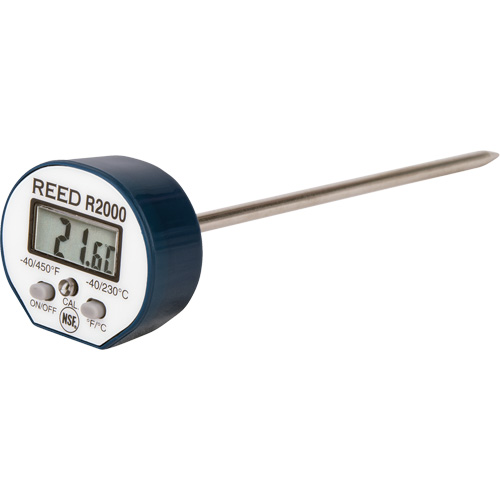 Thermometer, Contact, Digital, -40-450°F (-40-230°C) Moffatt Supply & Specialties