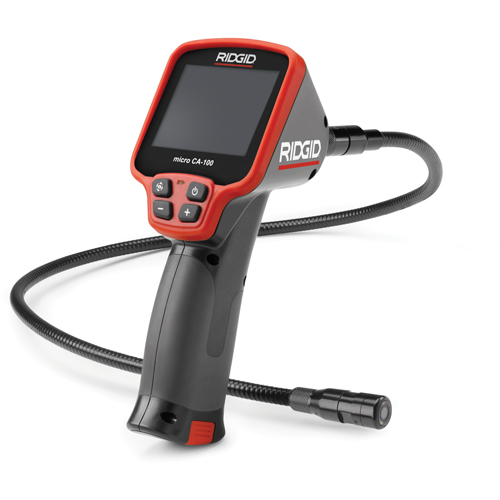 Micro CA-150 Inspection Camera, 3.5" L x 3.5" W Display, 320 x 240 pixels, 17 mm (2/3") Camera Head Moffatt Supply & Specialties