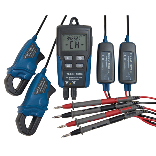 Voltage/Current Data Loggers, 10 V - 600 V, Display Alert Moffatt Supply & Specialties