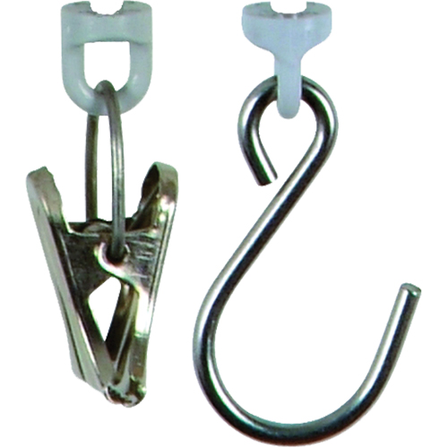 Accessoire pour balance &agrave; ressort Micro -pince + crochet avec attache &agrave; œil Moffatt Supply & Specialties
