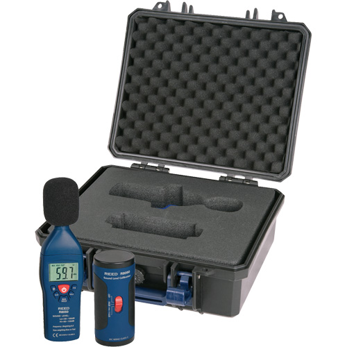 Sound Level Meter and Calibrator Kit, 30 - 130 dB Measuring Range Moffatt Supply & Specialties