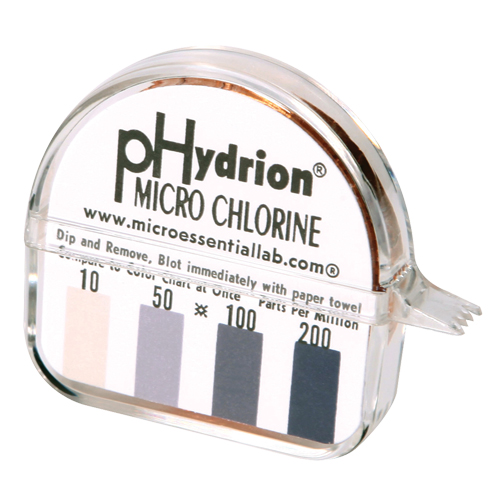 Papier r&eacute;actif Hydrion Chlorine Phydrion CM-240 Moffatt Supply & Specialties