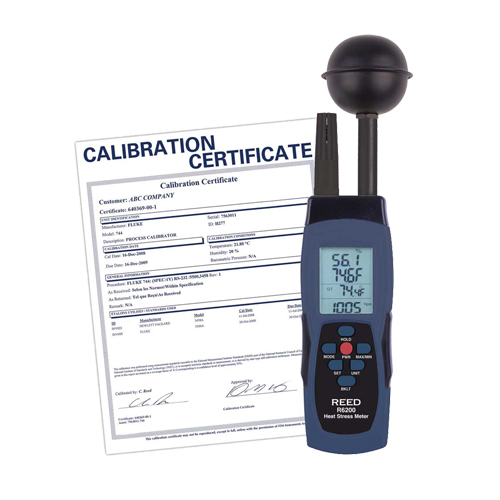 Wet-Bulb Globe Temperature (WBGT) Heat Stress Meter (includes ISO Certificate) Moffatt Supply & Specialties