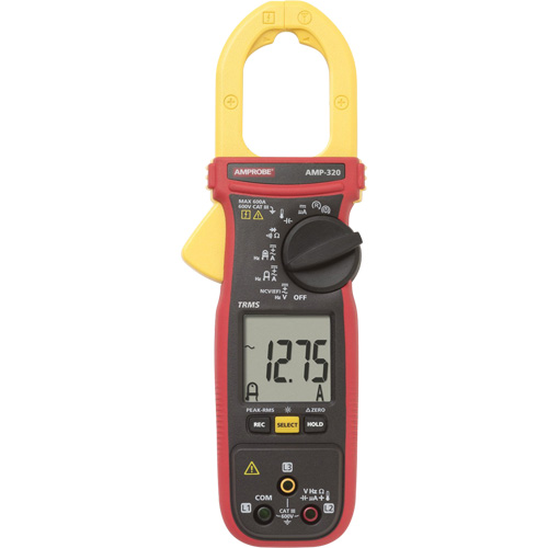 AMP-320 Motor Maintenance TRMS Clamp Meter, AC/DC Voltage, AC/DC Current Moffatt Supply & Specialties