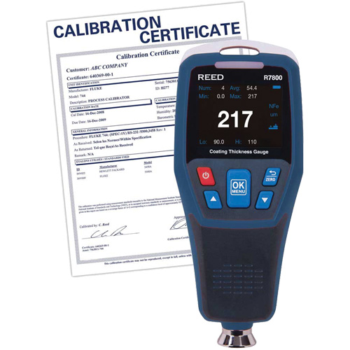 Coating Thickness Gauge with ISO Certificate Moffatt Supply & Specialties