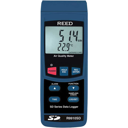 Data Logging Indoor Air Quality Meter with ISO Certificate Moffatt Supply & Specialties