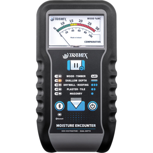 Moisture Encounter 5 Moisture Meter, 5 - 30% / 0 - 100% Moisture Range Moffatt Supply & Specialties